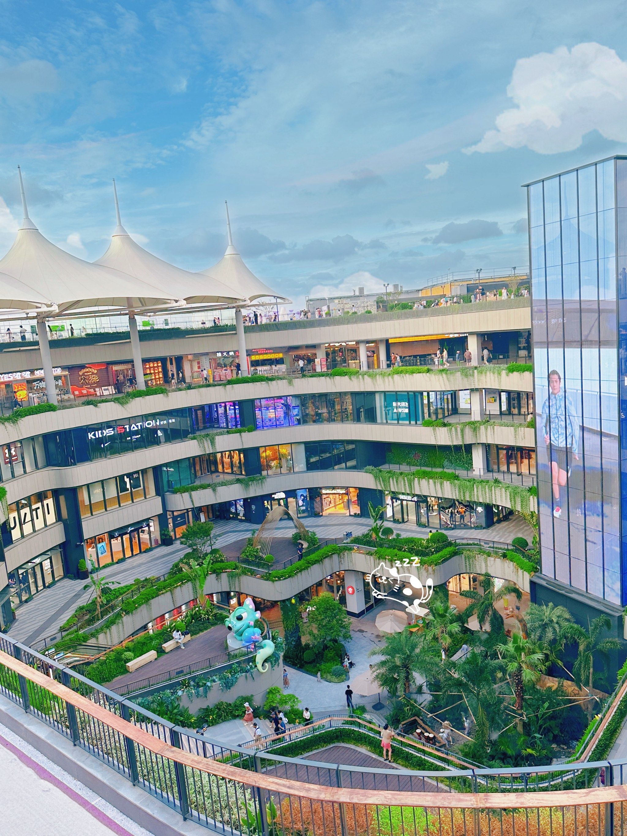 震惊的西郊百联,室内外无缝连接,美!