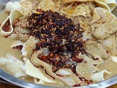 涮牛肚豆皮-老白家怡贵园烤肉