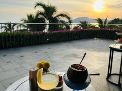 -日落吧·海景咖啡厅·餐酒吧·鸡尾酒·下午茶·乐队表演·浪漫夕阳·三亚文华东方酒店