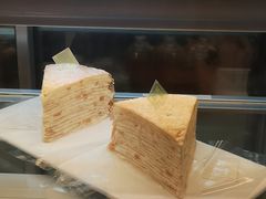 水蜜桃千层蛋糕-奈雪的茶(东莞汇一城店)