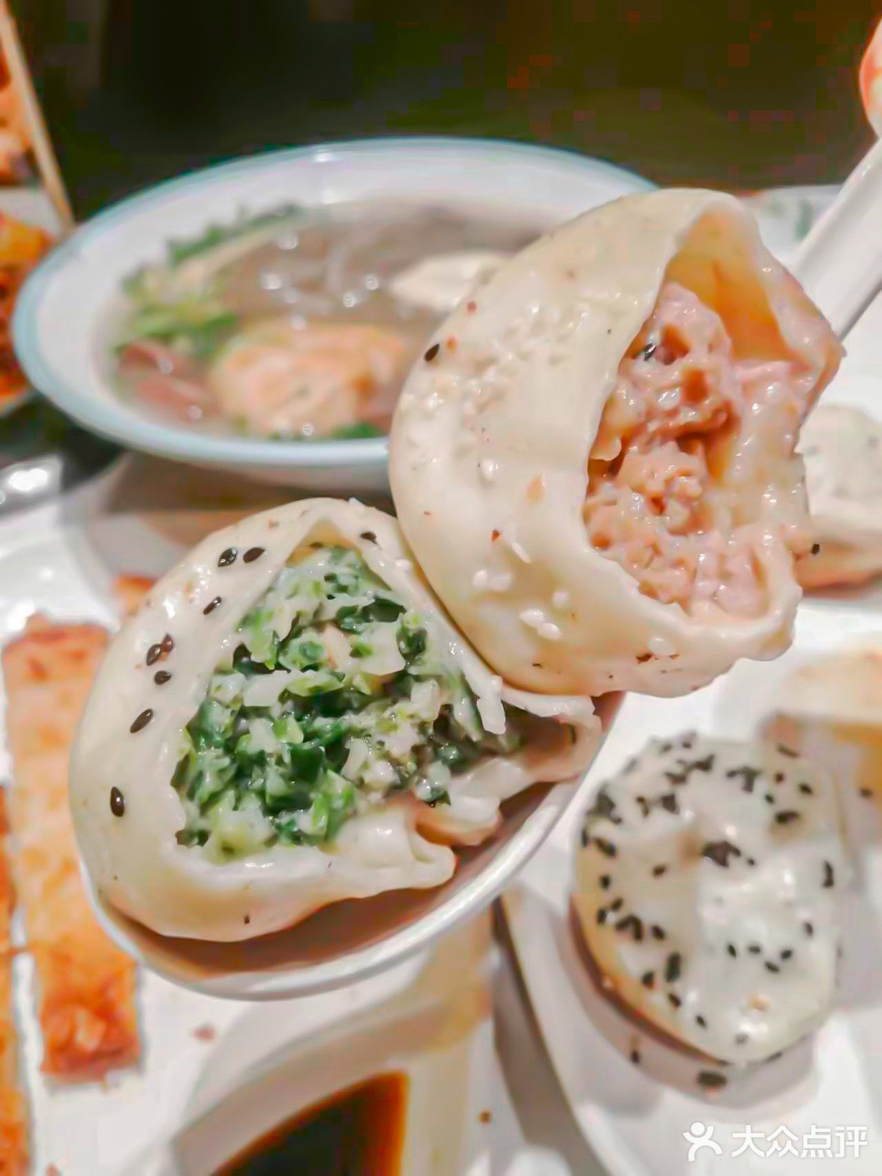 生煎天花板｜美味的荠菜生煎🌱吃起来
