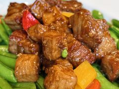 虾皇酱爆炒M9和牛-宝丽轩中餐厅BAOLIXUAN