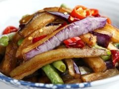 长豆角烧茄子-老湖南湘土菜馆(普阳街店)