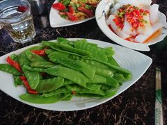 炒荷兰豆-马白开来特色羊排揪片子  (总店)