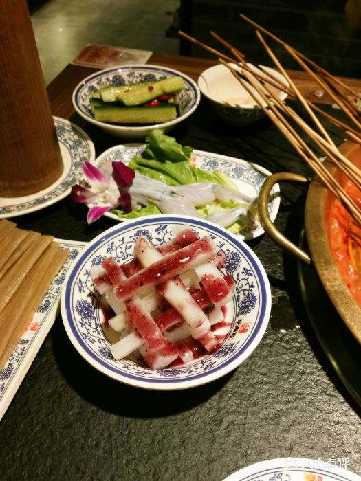 来涮蜀串串香火锅(西单店)蓝莓山药图片 - 第443张