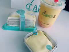芋泥千层蛋糕切块-7cake憩刻生日蛋糕·下午茶(西安店)