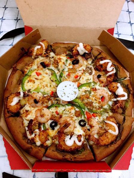 pizza米斯特比萨(南京珠江路店)-"海鲜岛披萨一如既往的特别好吃