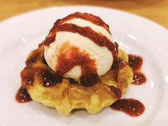 华夫雪糕（树莓酱）-萨莉亚意式餐厅(鸿大广场店)