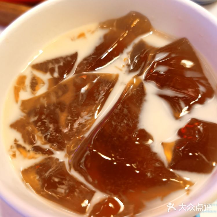 点了最近推荐比较多的桂花茶冻