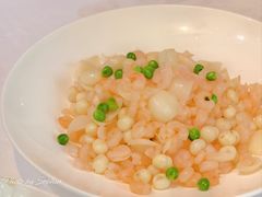 鸡头米百合炒虾仁-玫瑰厅上海菜(兴国路店)