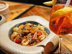 海鲜意大利面配番茄辣香肠-AZUL by FUEL蓝色·法式酒馆(琶醍店)