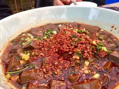 辣子蒜羊血-老磨油饼(高陵店)