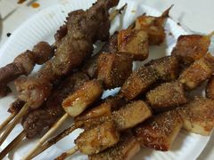 -老红桥炸灌肠牛肚锅烧烤(定福庄店)