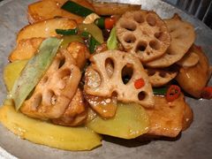 干锅素三样-绿茶餐厅(蓝色港湾店)