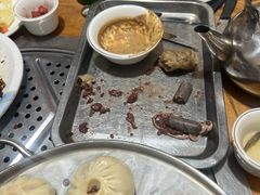 -牧民人家羊粪火自煮手把肉餐馆