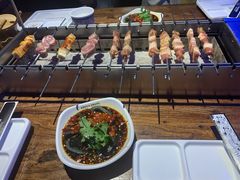 剁椒皮蛋-三个蒙古大叔羊肉串(大宁店)