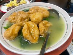 时令时蔬配鱼腐-友德福.老字号粤菜.广州地标融合美食(荔湾路店)
