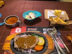 煎烤沙朗牛排套餐-尊品牛排(沙湾印象汇店)