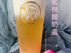 蜜桃酸奶盖-小鱼泡芙