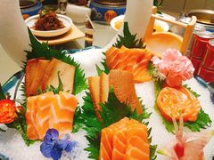 三文鱼刺身-享月汤皇·海鲜小火锅·聚会(曲江创意谷店)