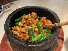 石锅杭椒牛蛙-桂满陇-西湖船宴(西单大悦城店)