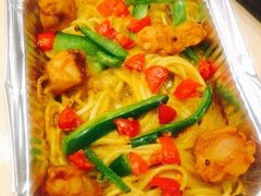 椰香咖喱鸡肉意面-达美乐比萨(凯莱赛店)