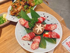 芝士雪蟹柳肥牛卷-北京小炮儿炙子烤肉·铜锅涮肉(南京弘阳广场店)