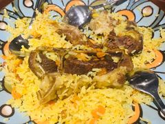 手抓羊肉饭-新疆阿卜杜拉烧烤餐厅(四方坪店)