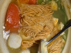 丝瓜鱼丸炖馓子-永安鱼庄·镇江菜(东吴路店)