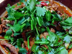 麻辣香菜牛肉-老瓦房冷锅串串(文殊院店)