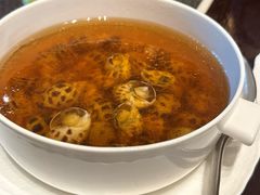 古越陈酿煮花螺-杭州西子湖四季酒店·金沙厅