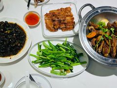 油渣炒菜心-美极鲜食坊(宝安南路店)