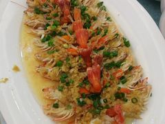 蒜蓉蒸罗氏虾-大来渔村(市桥店)
