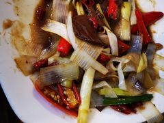 辣炒羊血-老牌坊鲁菜名店(美莲广场店)