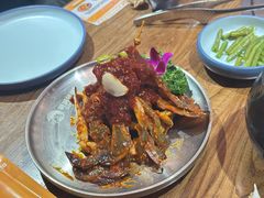 -明洞阿姨·韩式酱蟹烤肉·创意料理(三元桥店)