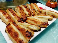 韭菜鲜肉锅贴-金谷园饺子·烧烤(人大总店)