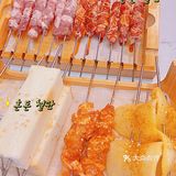 烤串配啤酒[啤酒]五角场新开店，快来撸串[胜利]