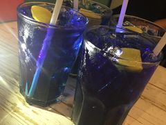 碟豆花饮品-蝶豆花蓝面条