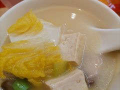 鸡汤小白菜煮豆腐-西贝(上海中心店)