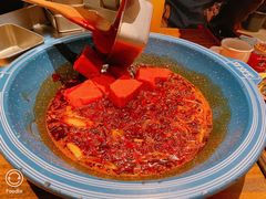 重庆原始红油现炒锅底-王歘歘·chuǎ火锅(五道营店)