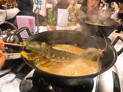 -鲜入围煮花胶鸡海鲜火锅