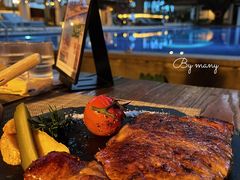 澳洲和牛肉眼（M5）配喜马粉盐-喜洲吧·江畔老船厂·庭院餐厅(喜临院店)