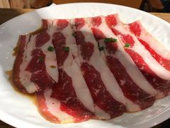 牛五花肉-釜山火炉韩式炭火烤肉(欧洲城店)