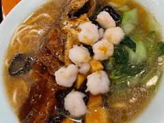 虾仁黄鱼面-奎元馆.百年奎元.非遗传承(西湖边的解放路店)