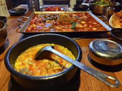 海鲜豆腐汤-包装马车·韩国料理·포장마차