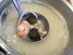 -不老仙金汤虾丸火锅