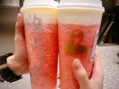 草莓桃子酪酪-LELECHA乐乐茶(新街口大洋店)
