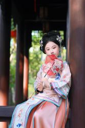 -后宫·古装汉服京剧儿童亲子全家福摄影