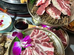 -围炉肉舍•炭烤活鳗•丹东海鲜烤肉(步行街店)