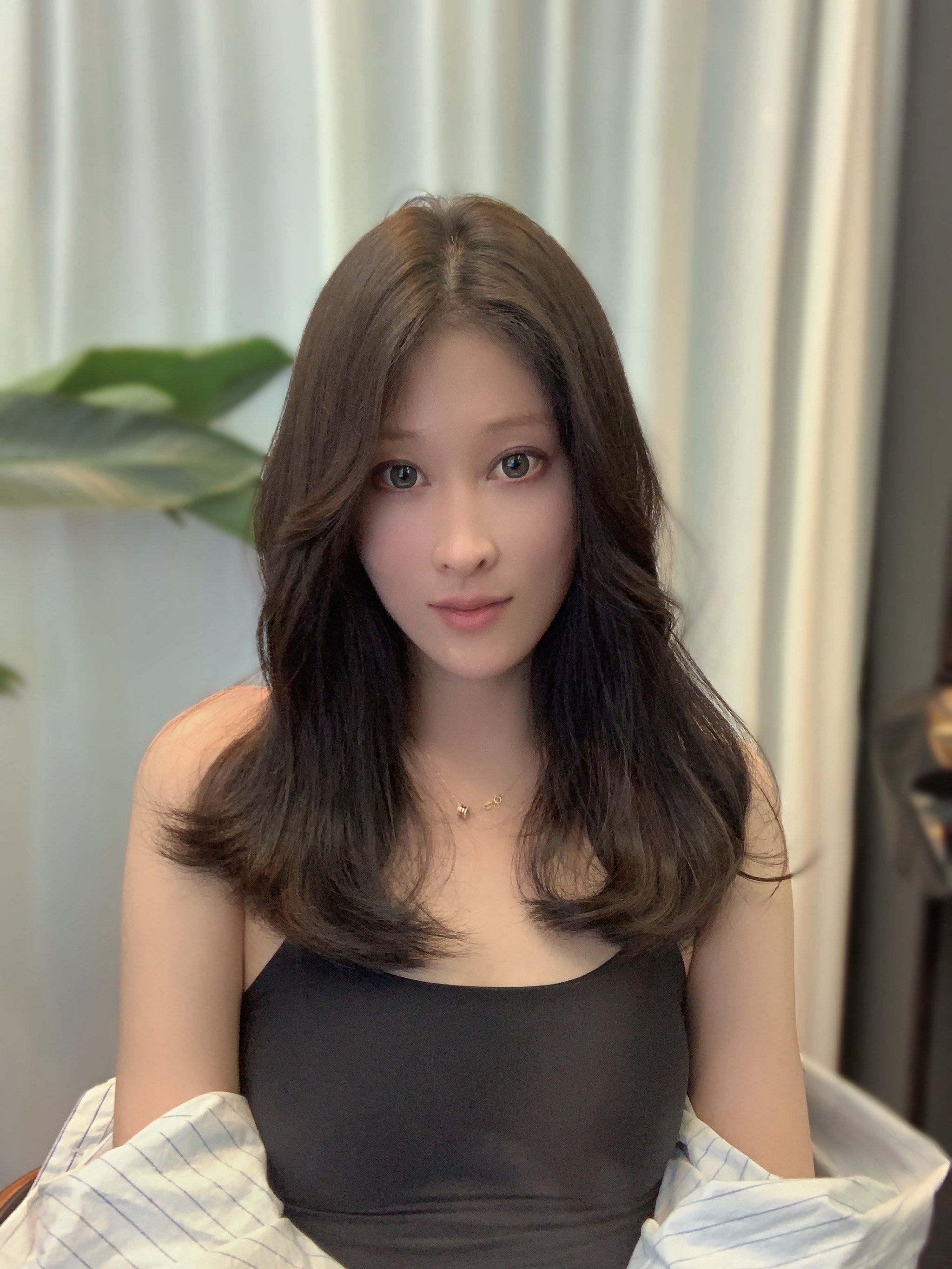 女生中长发发型 #简单又好看的发型